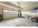 Spacious garage with ample storage and an automatic door at 1101 E Witherspoon Dr, Elizabeth, CO 80107