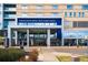 Hospital entrance with blue signage and modern architecture at 1652 N Lafayette St # 1, Denver, CO 80218