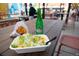 Outdoor dining scene featuring a table with food and drinks, perfect for enjoying a meal outside at 1652 N Lafayette St # 1, Denver, CO 80218