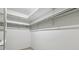 Large closet with built-in shelving provides ample storage space at 350 S Clinton St # 9C, Denver, CO 80247