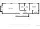 Basement floor plan featuring a Gathering room, bedroom, bathroom, hall and walk-in closet at 4740 W 108Th Pl, Westminster, CO 80031
