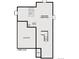 Floor plan highlighting the expansive unfinished lower level, offering ample space for future customization at 14128 Bunny Hop Ln, Parker, CO 80134