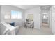 Upstairs hallway with natural light and a nook that can be used as an office at 22043 E 38Th Pl, Aurora, CO 80019