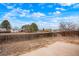 Fenced backyard with potential for a garden or play area at 3643 S Mobile Way, Aurora, CO 80013