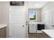 Functional laundry room with modern appliances, ample counter space, and a convenient layout for ease of use at 10914 Remmick Ridge Rd, Parker, CO 80134
