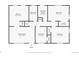 Detailed floor plan showing the layout of the main level, including the kitchen, bedrooms, and bathrooms at 3975 S Jason St, Englewood, CO 80110
