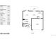 Floor plan showcasing the layout of the first floor with kitchen, living, and garage dimensions at 17947 E 95Th Ave, Commerce City, CO 80022