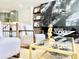 Close up of living room decor featuring modern furniture and stylish accents at 5563 E Jefferson Ave, Denver, CO 80237