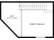 Detailed floor plan showing layout of the loft above the first floor at 836 S Vance St # E, Lakewood, CO 80226