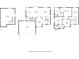 Detailed floor plan showcasing the layout of the home's basement, main level, and upper level at 1534 Stanley Dr, Erie, CO 80516