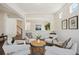 Open-concept living area with modern furnishings and neutral decor at 18824 Robins Dr, Denver, CO 80249