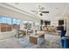 Inviting living space with open floor plan, large windows, and contemporary furnishings at 18824 Robins Dr, Denver, CO 80249
