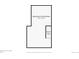Unfinished basement floor plan showing dimensions and stairwell at 2564 N Emerson St, Denver, CO 80205