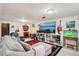 Finished basement with a living room, fireplace, and entertainment center at 13140 W 15Th Dr, Golden, CO 80401