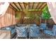 Elegant covered patio featuring comfortable seating and stylish decor, perfect for outdoor relaxation at 263 N Logan St, Denver, CO 80203
