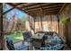 Relaxing covered patio with comfortable seating, ideal for entertaining guests or enjoying quiet moments at 263 N Logan St, Denver, CO 80203