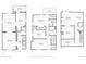 Detailed floor plan showcasing the layout of a multi-story home, highlighting room dimensions and connections at 263 N Logan St, Denver, CO 80203