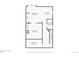 Floor plan showing the layout of the basement, including living room, bedroom, and utility room at 263 N Logan St, Denver, CO 80203