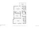 Floor plan showing the layout of the second floor, including bedrooms, bathrooms and closets at 263 N Logan St, Denver, CO 80203