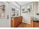 Mud room with wood cabinets, granite countertops and lots of natural light at 263 N Logan St, Denver, CO 80203
