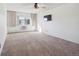 Bedroom with carpet, window and ceiling fan at 13618 E Bethany Pl # 306, Aurora, CO 80014