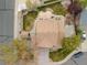 Bird's eye view of the home featuring a well-manicured lawn and lovely backyard patio area at 1535 Peach Ct, Brighton, CO 80601