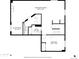 Floor plan showing spacious basement layout with recreation room, bedroom, and bath at 1535 Peach Ct, Brighton, CO 80601