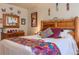 Comfortable bedroom features stylish decor and unique accents throughout at 1436 N Gilpin St # 2, Denver, CO 80218