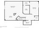 Basement floor plan showing the layout of the rooms at 12277 Krameria St, Brighton, CO 80602