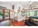 Multi-functional living space with a kitchenette, dining area, and cozy seating, perfect for comfortable living at 807 9Th St, Golden, CO 80401