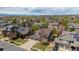 Scenic aerial perspective of the property, highlighting the well-maintained homes and verdant landscaping at 2861 Madison Ln, Broomfield, CO 80023