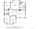 Upstairs floor plan featuring primary bedroom, bath, walk in closet, two other bedrooms and bath at 2861 Madison Ln, Broomfield, CO 80023