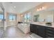 Elegant bathroom with a soaking tub, double sinks, and a separate shower area at 7897 S Jamestown Ct, Aurora, CO 80016