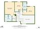 Second level layout with primary bedroom, bedrooms, bathrooms, walk-in closet and hall dimensions at 424 Arbor Dr, Lafayette, CO 80026