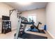 Bright exercise room with modern equipment, natural light, and neutral decor at 1152 S Ogden St, Denver, CO 80210
