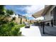 Backyard patio with outdoor seating and retractable awning offers shade and privacy for outdoor gatherings at 20 Vista Canyon Dr, Castle Rock, CO 80104