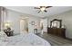 Spacious bedroom with ample closet space and access to the bathroom at 20 Vista Canyon Dr, Castle Rock, CO 80104