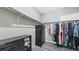 Spacious walk-in closet with ample storage, shelves, and hanging rods, providing organized storage solutions at 20 Vista Canyon Dr, Castle Rock, CO 80104