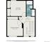 Upstairs floor plan showcases two bedrooms and bathrooms in a home with practical layout at 5145 W 61St Dr # 14, Arvada, CO 80003