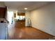 View of living room area with wood-style floors at 8181 S Fillmore Cir, Centennial, CO 80122