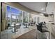 Stylish lounge area with city views and a bar, perfect for entertaining guests at 2001 Lincoln St # 2412, Denver, CO 80202