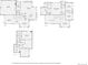 Floor plan featuring the layout of multiple levels with dimensions at 16376 Flintlock Ct, Parker, CO 80134