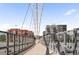 View of a walking bridge over a city street at 1521 Central St # 2D, Denver, CO 80211