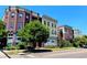 Street view of modern apartment building with attractive architectural details in a vibrant neighborhood at 1521 Central St # 2D, Denver, CO 80211