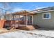 Deck with pergola and access to home at 453 N 9Th Pl, Brighton, CO 80601