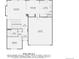 Main floor plan showing a living room, dining area, kitchen, garage and bedroom at 10201 Rifle St, Commerce City, CO 80022