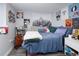 Bedroom decorated with posters at 1712 S Gilpin St, Denver, CO 80210