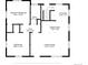 Second floor floor plan showcasing the primary bedroom, bathroom, bedrooms, kitchen, dining area, and living room at 1712 S Gilpin St, Denver, CO 80210