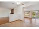 Open floorplan dining room features easy access to the kitchen and living room at 16246 E Hamilton Pl, Aurora, CO 80013