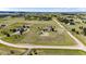 Expansive aerial view of the home's large lot in a peaceful, rural setting at 34942 Wagon Wheel Trl, Elizabeth, CO 80107